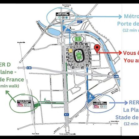 F2 Paris 10Eme Gare Du Nord - Stade De France - Parking Saint-Denis  Extérieur photo